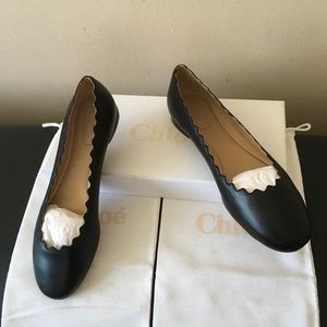 Chloe Scalloped Lauren Ballet Flats CH24960
